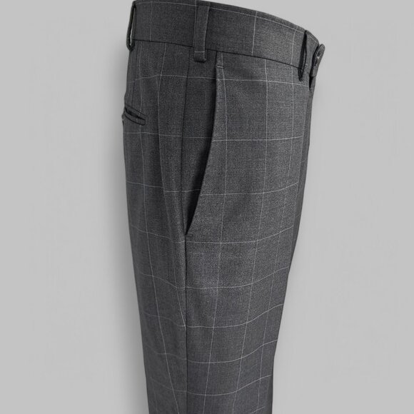 J. Hilburn Vitale Barberis Canonico Windopane 2-Piece Suit 46R - 36x26 - Picture 14 of 16